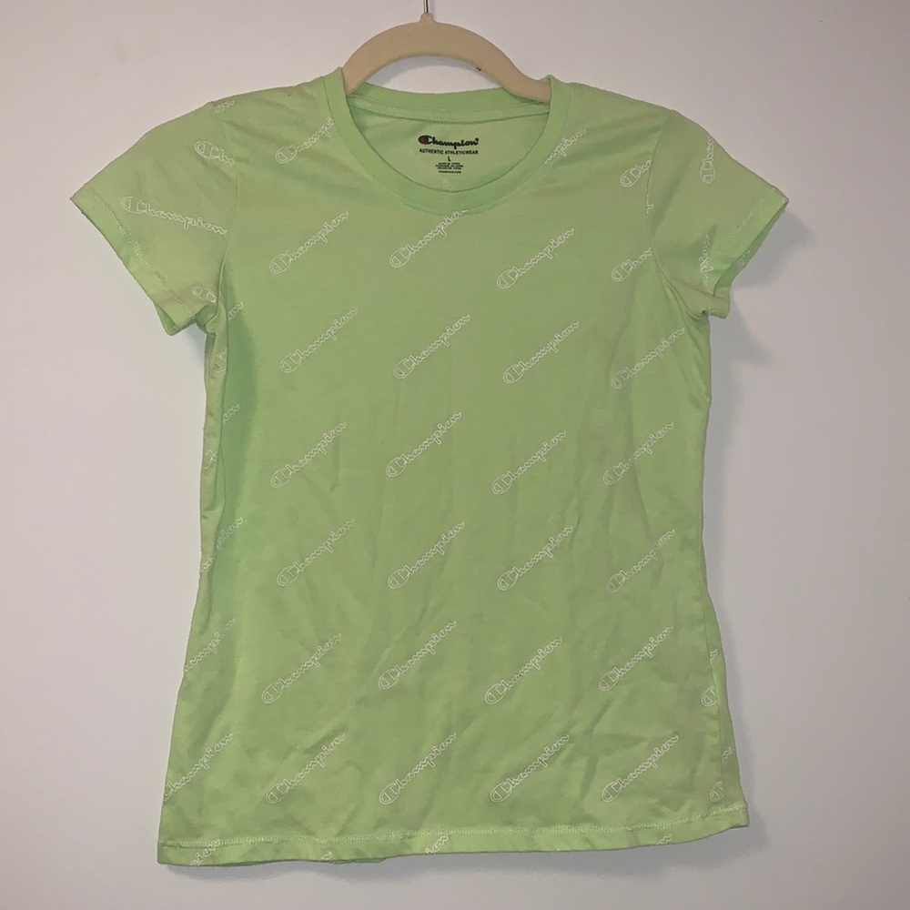 🧸❤️‍🔥BOGO SUMMER SALE❤️‍🔥🧸 Champion’s Neon Green Shirt